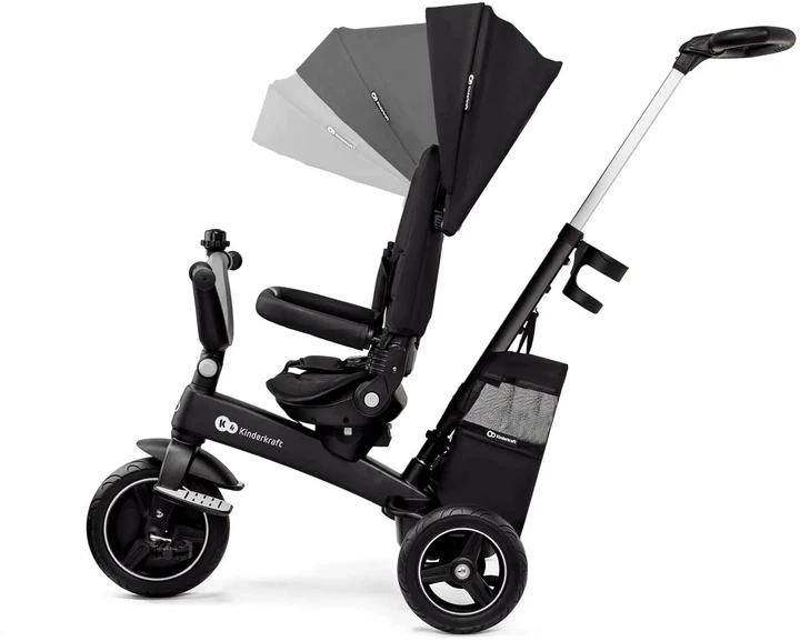 Rowerek trójkołowy Kinderkraft Easytwist Black (KREASY00BLK0000) - obraz 6