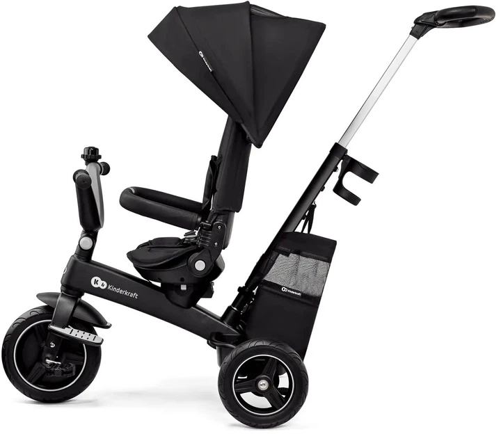 Rowerek trójkołowy Kinderkraft Easytwist Black (KREASY00BLK0000) - obraz 7