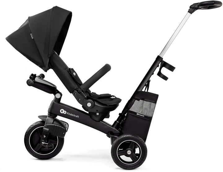 Rowerek trójkołowy Kinderkraft Easytwist Black (KREASY00BLK0000) - obraz 8