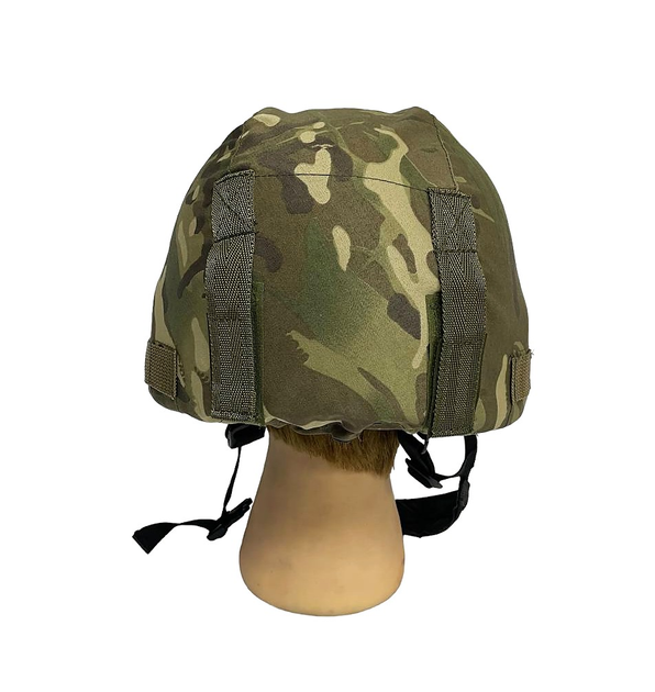 Кавер армійський з кріпленням під окуляри, тактичний чохол на шолом каску ЗСУ, мультикам, L - зображення 2