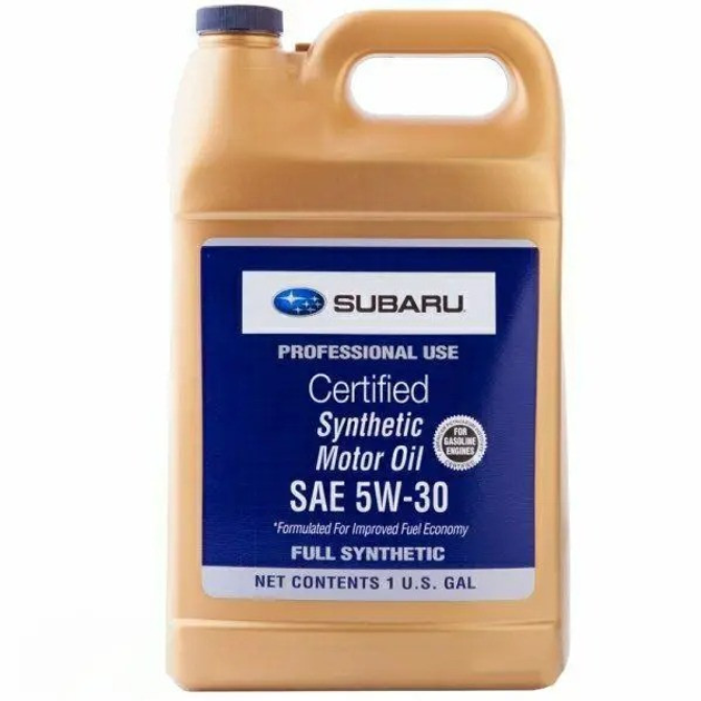 Моторное масло Subaru Synthetic Motor Oil 5W-30 3.785 л (SOA427V1415 ...