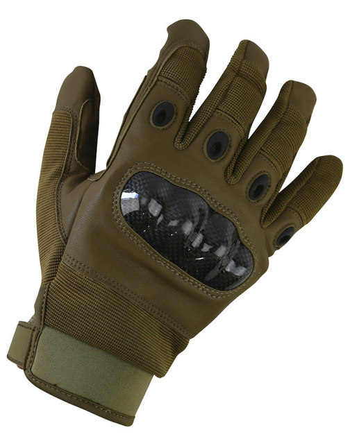 Рукавиці тактичні військові польові рукавички тактичні KOMBAT UK Tactical Gloves XL-XXL койот TR_kb-ptg-coy-xl-xxl - зображення 1