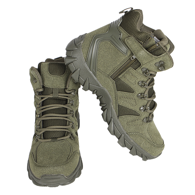 Черевики тактичні Lesko GZ702 Green р.41 військове взуття на шнурівці демісезон taktical TR_9866-42414 - зображення 2