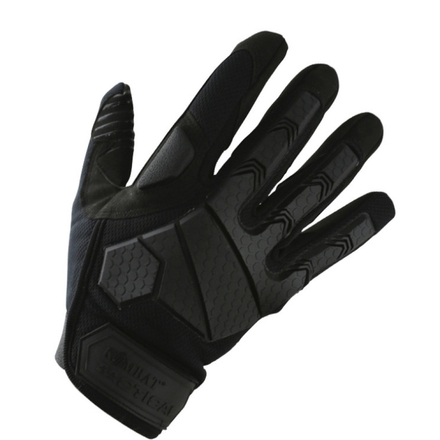 Перчатки тактические военные полевые перчатки тактические KOMBAT UK Tactical Gloves L черный TR_kb-atg-blk-l - изображение 1