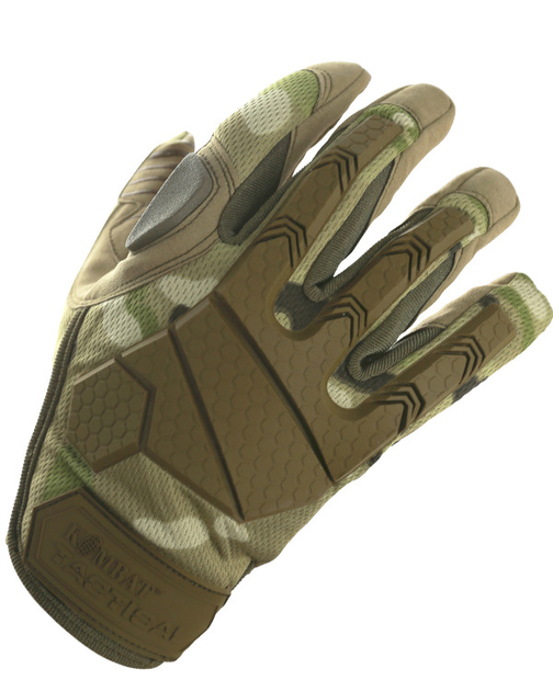 Перчатки тактические военные полевые перчатки KOMBAT UK Fingerless Tactical Gloves XL мультикам TR_kb-atg-btp-xl - изображение 2