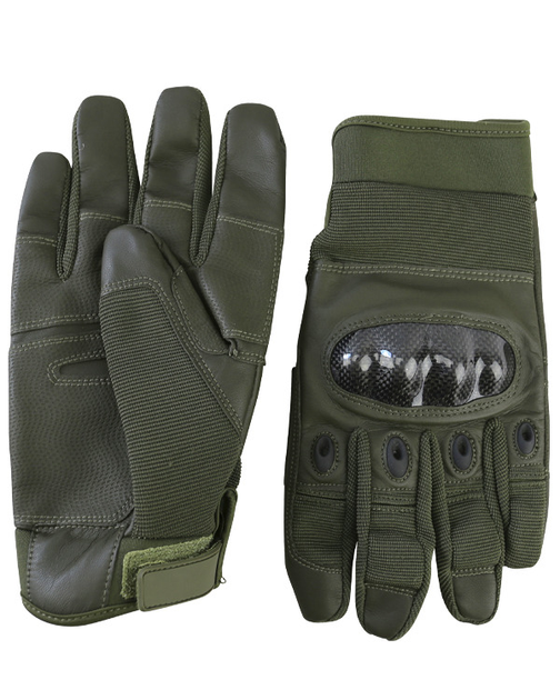 Перчатки тактические военные полевые перчатки KOMBAT UK Tactical Gloves XL-XXL оливковый TR_kb-ptg-olgr-xl-xxl - изображение 2