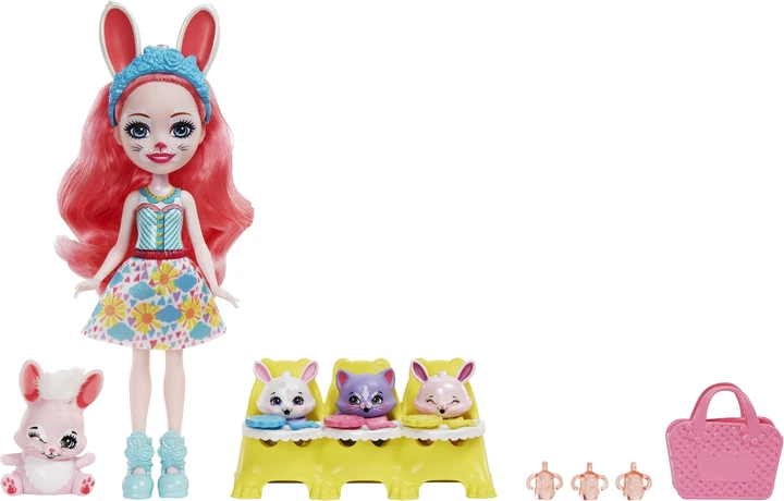 Lalka Enchantimals Baby Friends Króliczek Bree i Twist (HLK85) - obraz 6