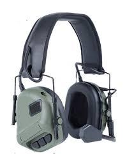 Тактичні активні навушники HD-09 для стрільби з шумозаглушенням, на голову, під шоломом, Койот - зображення 1