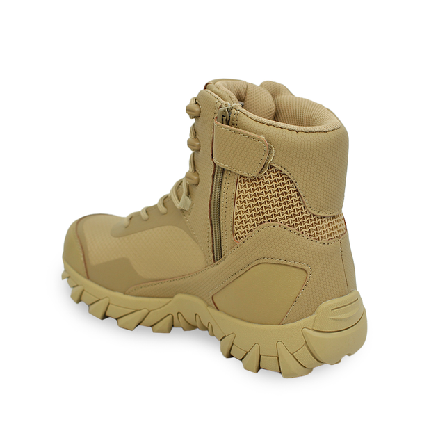 Ботинки тактические Lesko 6676 Outdoor Sand Khaki размер 43 армейские мужские tactical - изображение 2