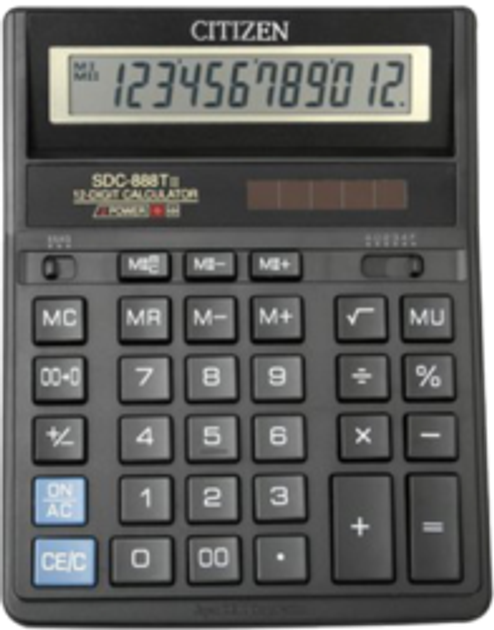 Калькулятор Citizen SDC-888TII – фото, отзывы, характеристики в ...