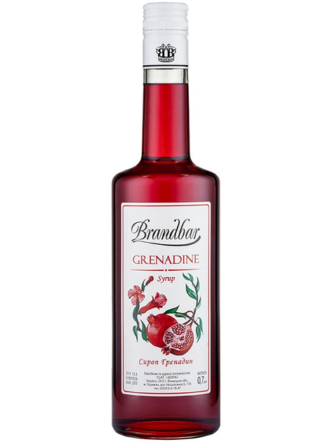 Купить Сироп Brandbar Grenadine (Гренадин) 0,7л – ROZETKA. Выгодная ...