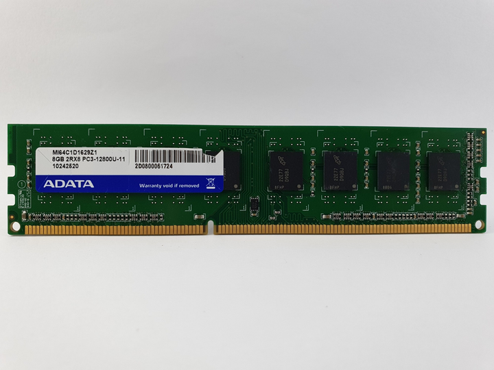 Оперативная память ADATA DDR3 8Gb 1600MHz PC3-12800U (MI64C1D1629Z1 ...