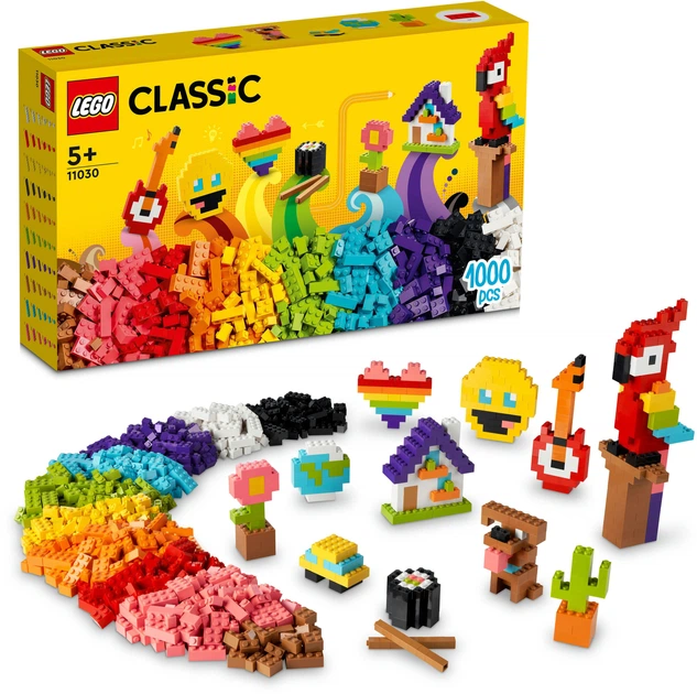 Zestaw klocków LEGO Classic Sterta klocków 1000 elementów (11030) - obraz 9