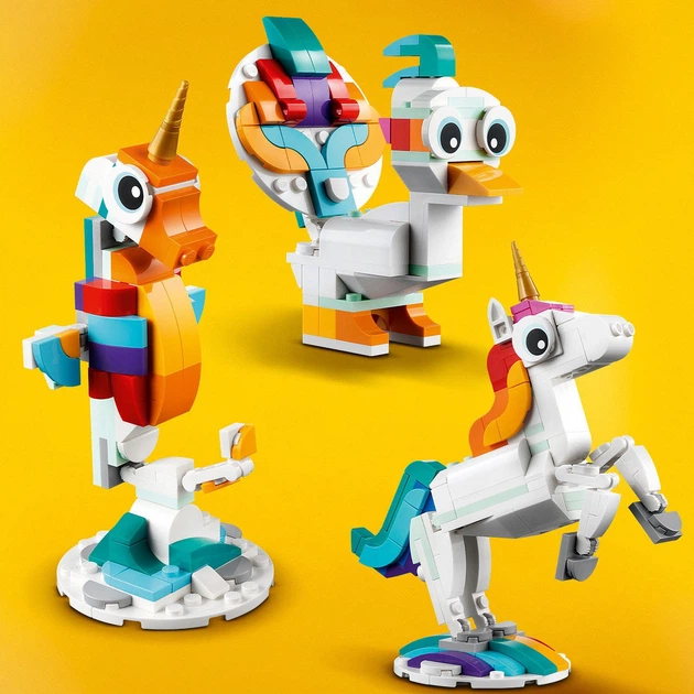 Zestaw klocków LEGO Creator Magiczny jednorożec 145 elementów (31140) - obraz 3