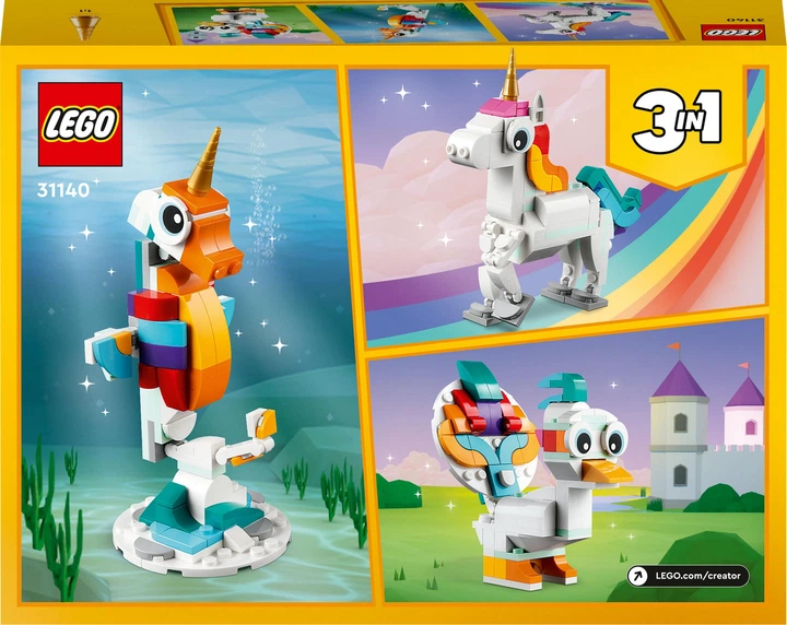 Zestaw klocków LEGO Creator Magiczny jednorożec 145 elementów (31140) - obraz 9