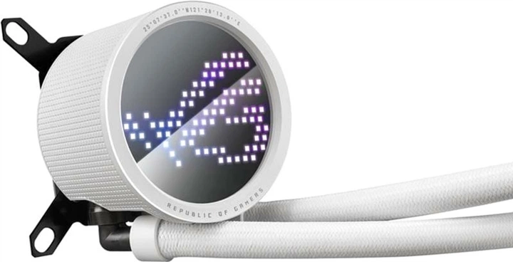 Chłodzenie wodne ASUS ROG RYUO III 360 ARGB White Edition (ROG RYUO III 360 ARGB WHT) - Zdjęcie 4 Chłodzenie wodne ASUS ROG RYUO III 360 ARGB White Edition (ROG RYUO III 360 ARGB WHT) - obraz 4