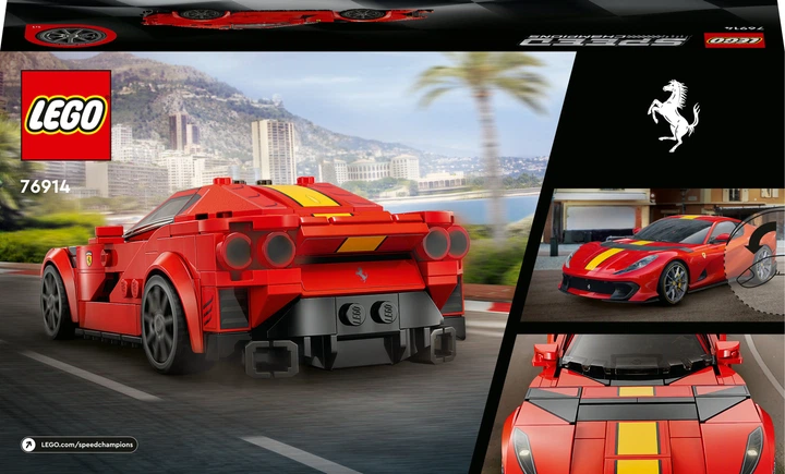 Конструктор LEGO Speed Champions Ferrari 812 Competizione 261 деталь (76914) - зображення 10