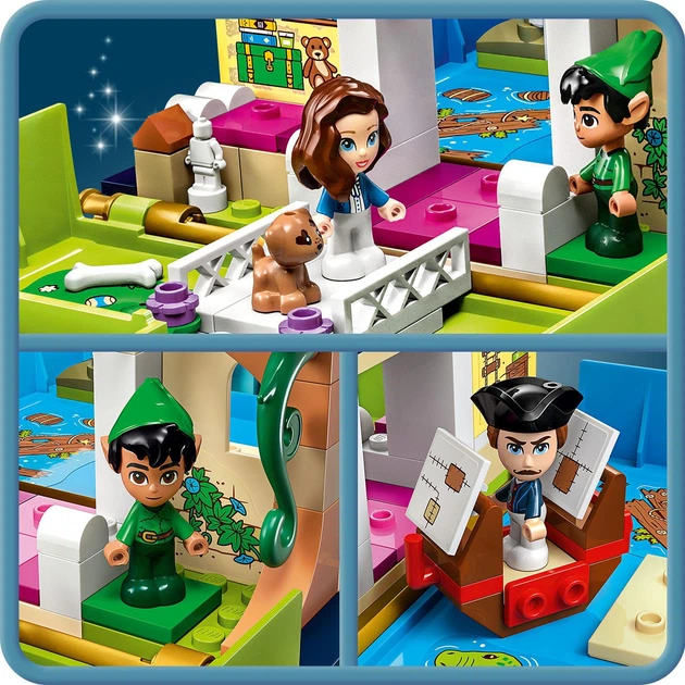 Zestaw klocków LEGO Disney Classic Książka z przygodami Piotrusia Pana i Wendy 111 elementów (43220) - obraz 3