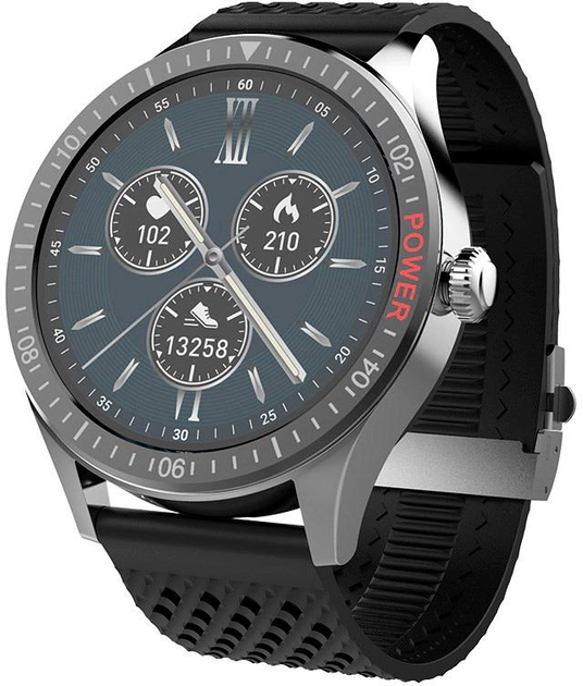 Smartwatch Vector Smartwatch Smart Stylish VCTR-34-01-BK Black/Gray (AKGVCRSMA0001) - obraz 1