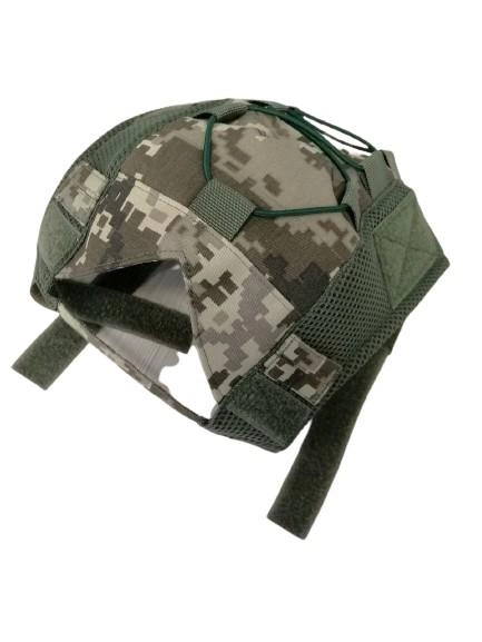 Кавер-чехол для шлема Fast-Mich с сеткой Пиксель ММ14 - изображение 1