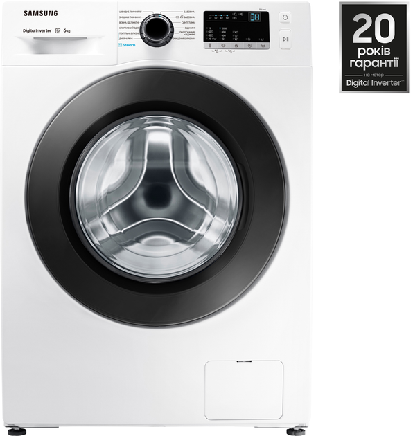 Пральна машина вузька SAMSUNG WW62J32G0PW/UA - зображення 2