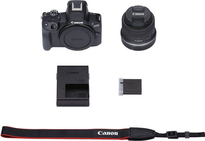 Фотоапарат Canon EOS R50 RF 18-45mm Black (5811C033AA) - зображення 13