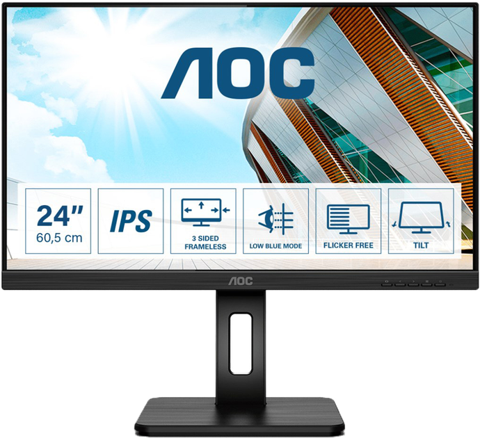 Monitor 23,8" AOC Q24P2Q - obraz 1