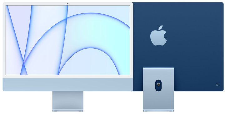 Monoblokowy Apple iMac 24" M1 iMac 4.5K. 8-rdzeniowy procesor graficzny. 256 GB (MGPK3) - obraz 1
