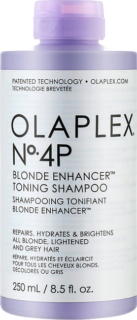 Акція на Тонуючий шампунь Olaplex No 4P Blonde Enhancer Toning Shampoo 250 мл від Rozetka