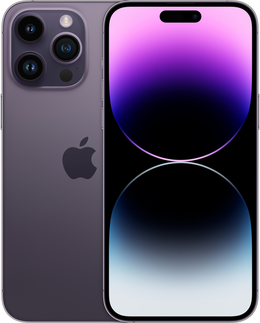 Smartfon Apple iPhone 14 Pro Max 256GB Deep Purple (MQ9X3) - obraz 1