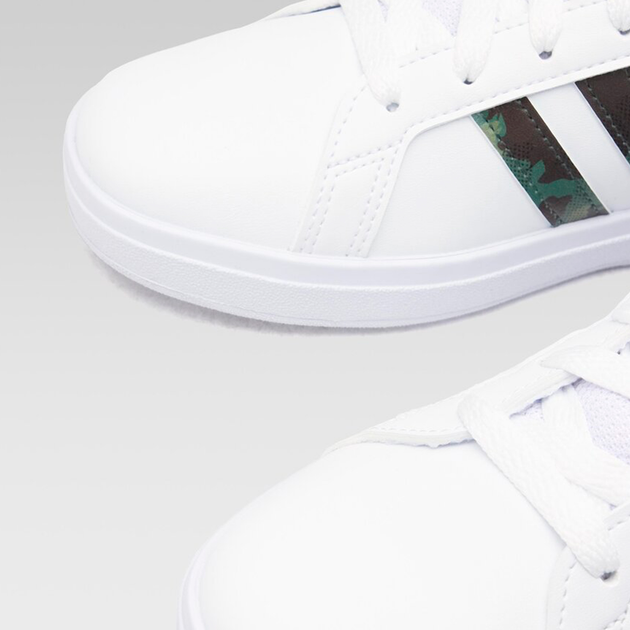 Tenisówki chłopięce adidas Grand Court 2.0 K GV6796 36.5 (4UK) Białe z zielonym i niebieskim (5904862420578) - obraz 3