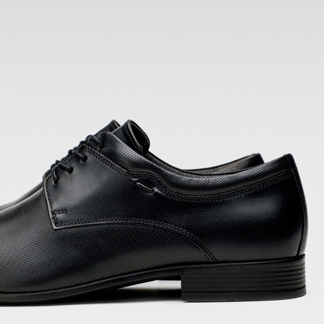 Чоловічі дербі Cesare Cave KRONE-01-MI08 45 29.6 см Black (5904862543345) - зображення 4
