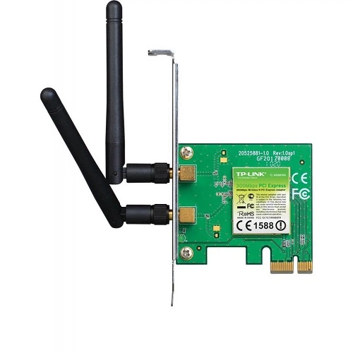 Адаптер TP-Link TL-WN881ND WRL 802.11n 300Мбіт/с PCI Express x1 - Фото 1 Адаптер TP-Link TL-WN881ND WRL 802.11n 300Мбіт/с PCI Express x1 - изображение 1