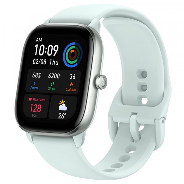 Смарт-часы Amazfit GTS 4 mini Mint Blue – фото, отзывы, характеристики ...