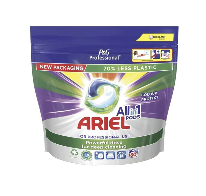 Капсули для прання Ariel Professional original color, 80 шт. – купить ...