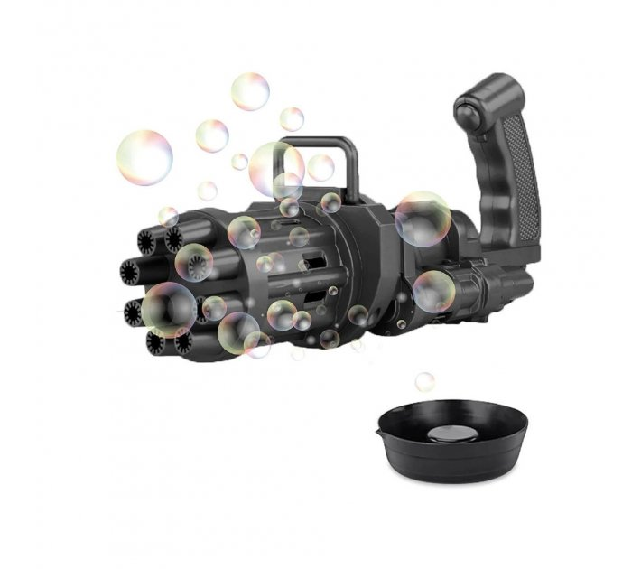 Пулемет мыльных пузырей BUBBLE GUN Gatling Electric, машинка для пузырей - Фото 2 Пулемет мыльных пузырей BUBBLE GUN Gatling Electric, машинка для пузырей - изображение 2