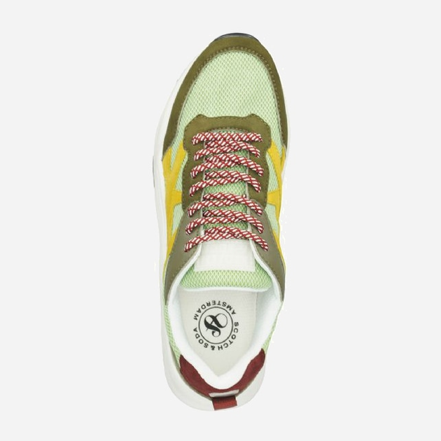 Sneakersy damskie na wysokiej platformie Scotch&Soda 24737845-S771 40 Zielone (4062035227773) - obraz 4