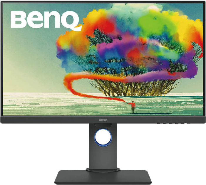Monitor 27" BenQ PD2700U szary (9H.LHALB.QBE) - obraz 1