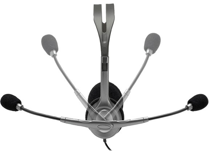 Słuchawki Logitech H111 Szaro Srebrne (981-000593) - obraz 3