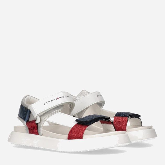 Sandały dziecięce dla dziewczynki Tommy Hilfiger Velcro Sandal T3A2-32767-0567Y004 30 Wielokolorowe (8052578184028) - obraz 2