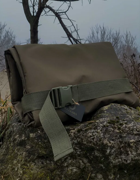 Баул 100 літрів військовий ЗСУ армійський сумка рюкзак 74*40 см похідний Оліва - зображення 1