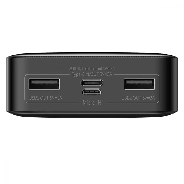Повербанк Baseus Bipow Overseas 15W 20000mAh Black - изображение 5