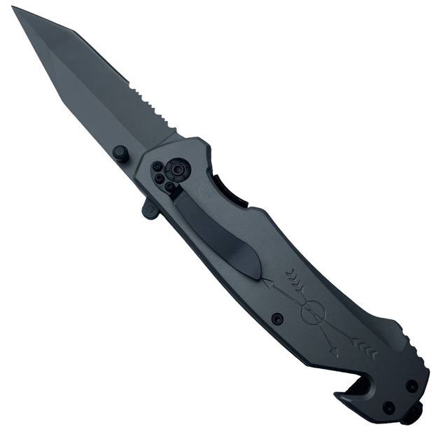 Тактический складной нож STRIDE серый - изображение 2
