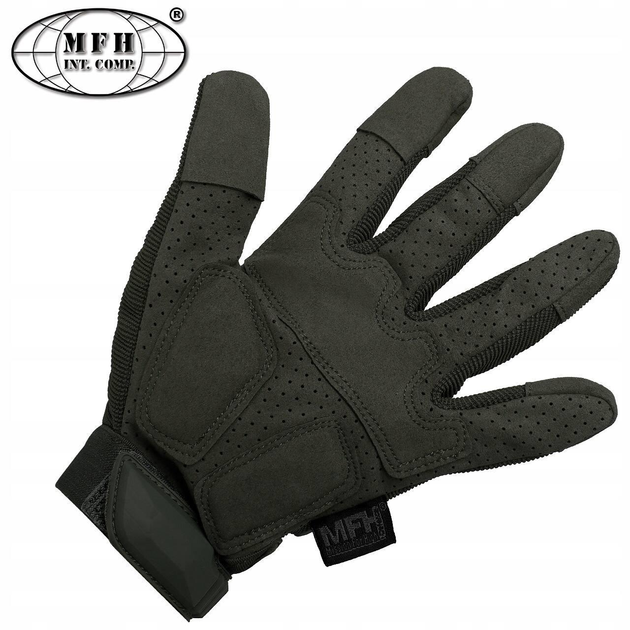 Тактические перчатки MFH Action Oliv S - изображение 2