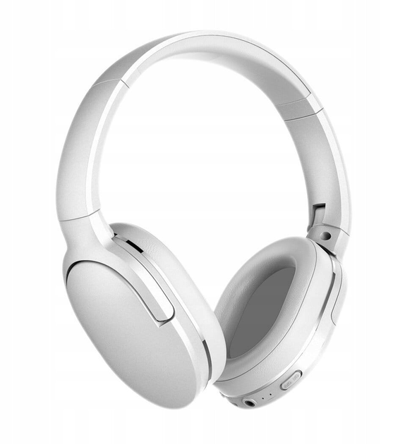 Наушники накладные беспроводные с микрофоном Baseus Encok D02 Pro Белый ...