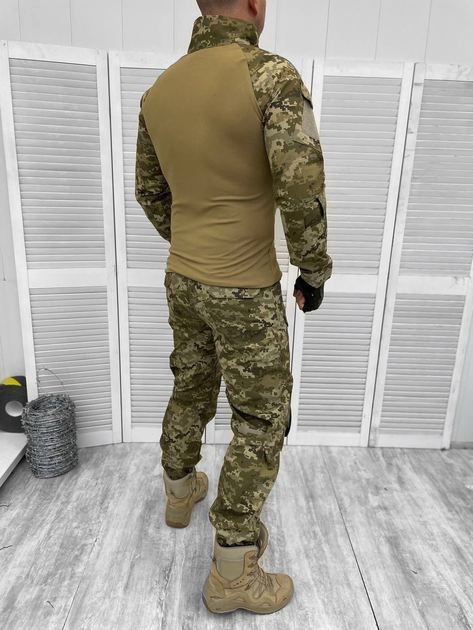Тактический летний военный костюм Single Sword ( Убакс с рукавом + Штаны ), Камуфляж: Пиксель ВСУ, Размер: XXL - изображение 2