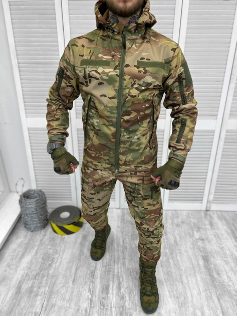Тактичний військовий костюм Signal, ( Куртка + Штани ), Камуфляж: Мультикам, Розмір: S - зображення 1