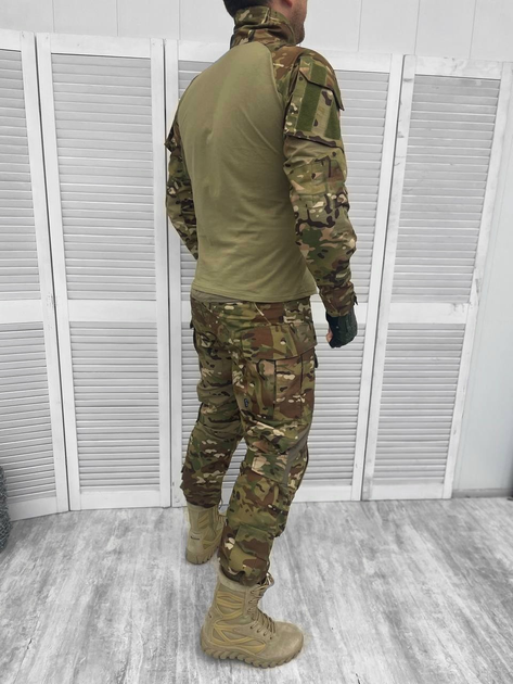 Тактичний військовий костюм Tactical, ( Убакс + Штани ), Камуфляж: Мультикам, Розмір: S - зображення 2
