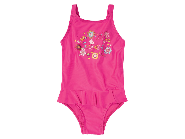 Купальник слитный с рюшами для девочки Lupilu 375239 086-92 см (12-24 ...