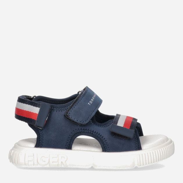 Sandały chłopięce Tommy Hilfiger Stripes Velcro Sandal T1B2-32898-1589800- 29 Niebieskie (8052578176511) - obraz 1